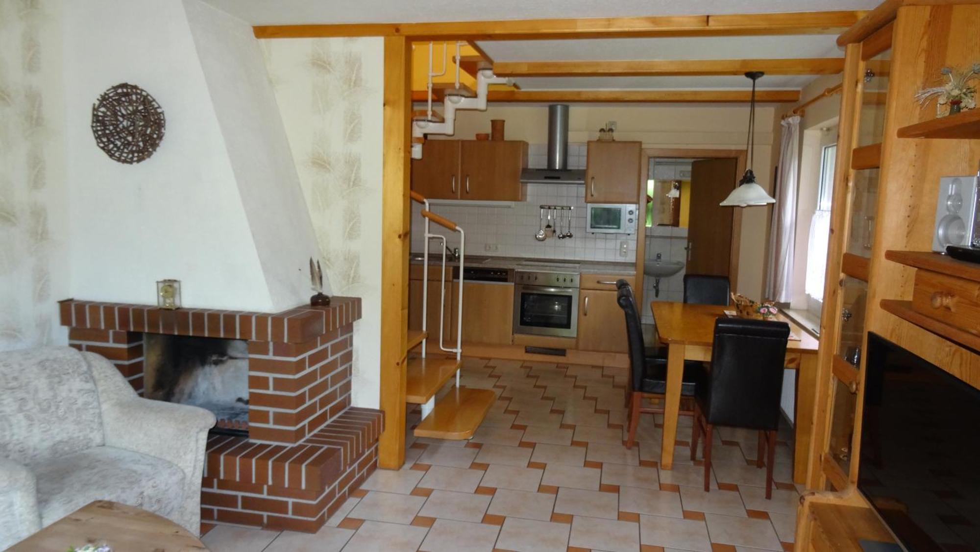 Ferienhaus Im Urigen Garten Bzw Eulenhaus 징스트 외부 사진