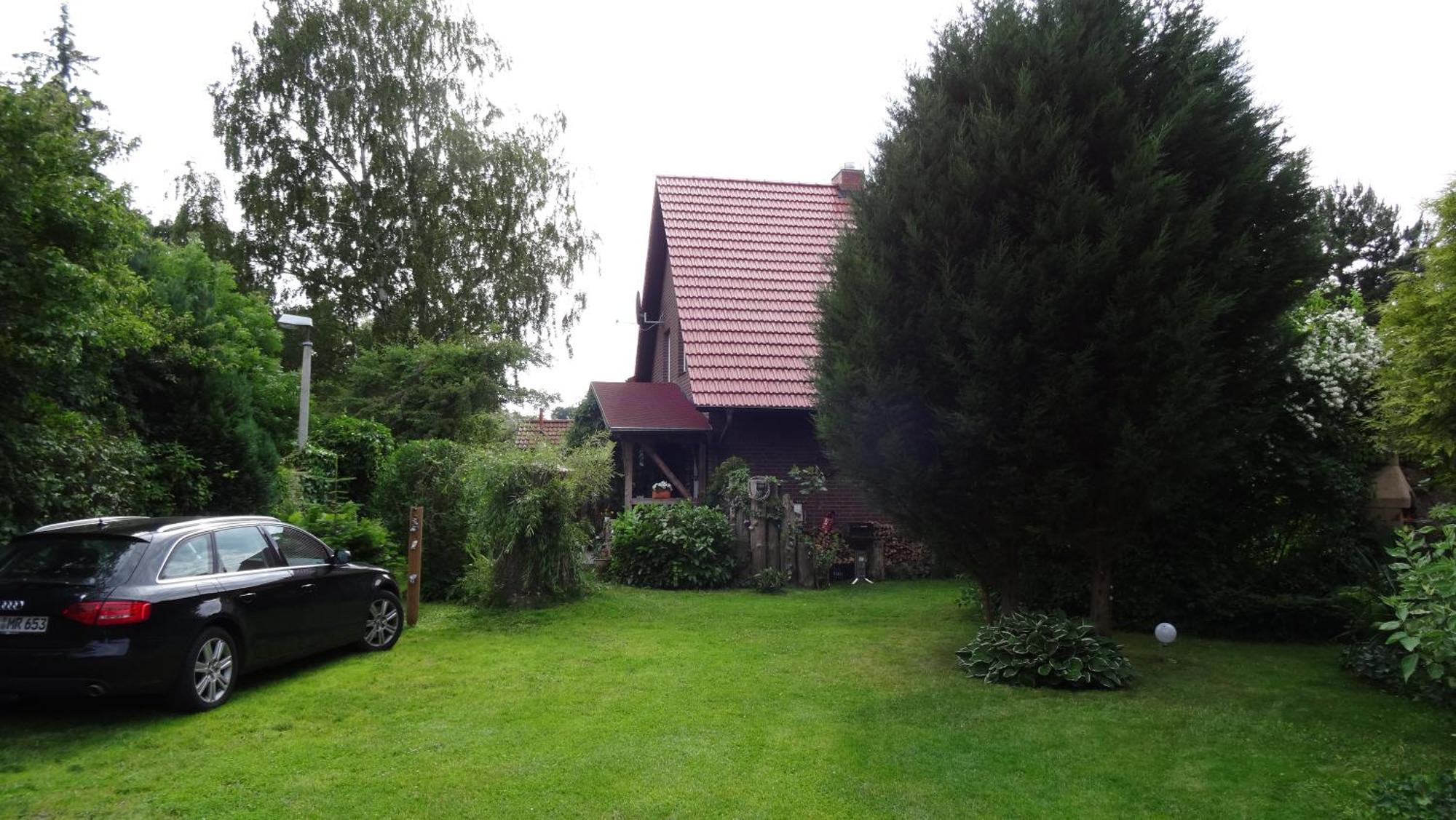 Ferienhaus Im Urigen Garten Bzw Eulenhaus 징스트 외부 사진